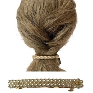 Beaded Pearl Updo-Hair Barrette